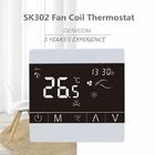 Programmable Fan Coil Touch Screen Thermostat With Large LCD Screen Display